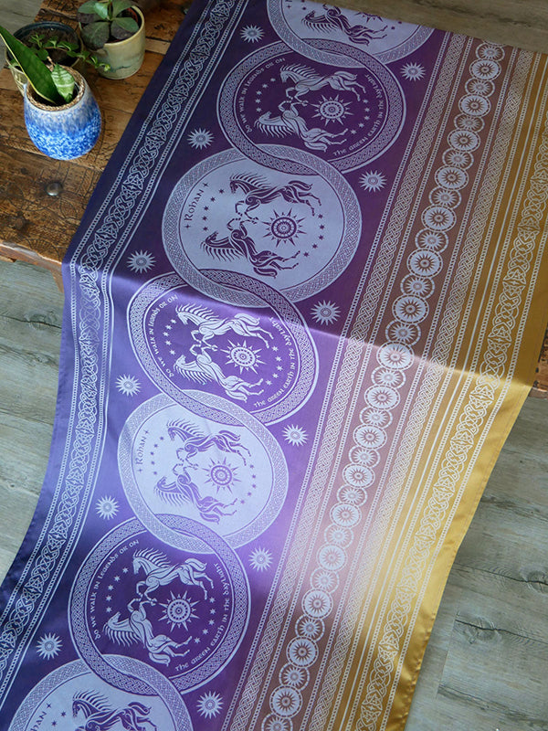 Rohan™ Crown Woven Wrap by Oscha Oscha at Little Zen One