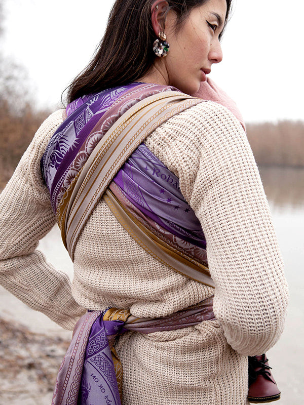 Rohan™ Crown Woven Wrap by Oscha Oscha at Little Zen One