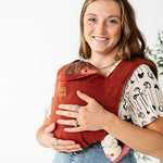 Rust Versa Baby Carrier by Happy Baby Buckle Carrier