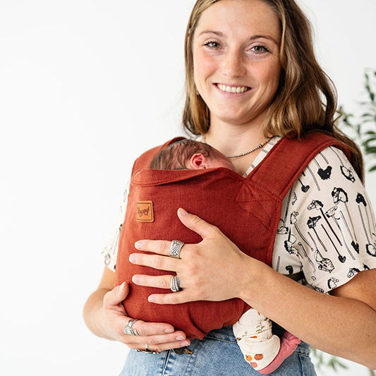 Rust Versa Baby Carrier by Happy Baby Buckle Carrier