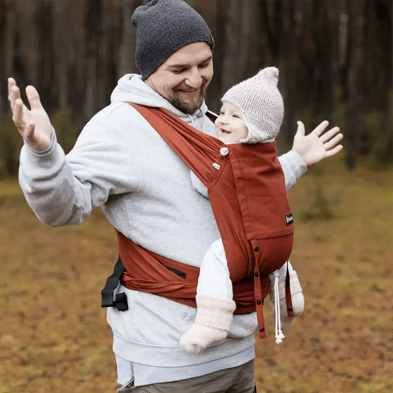Rusty Red DidyKlick 4u Half Buckle by Didymos - Half Buckle CarrierLittle Zen One4048554400644