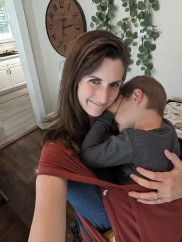 Rusty Red Toddler DidyKlick 4u Half Buckle by Didymos - Half Buckle CarrierLittle Zen One4048554400620