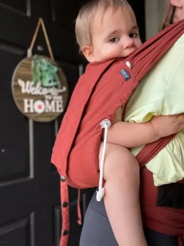 Rusty Red Toddler DidyKlick 4u Half Buckle by Didymos - Half Buckle CarrierLittle Zen One4048554400620