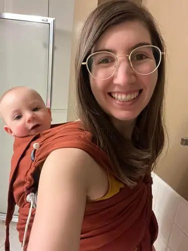 Rusty Red Toddler DidyKlick 4u Half Buckle by Didymos - Half Buckle CarrierLittle Zen One4048554400620