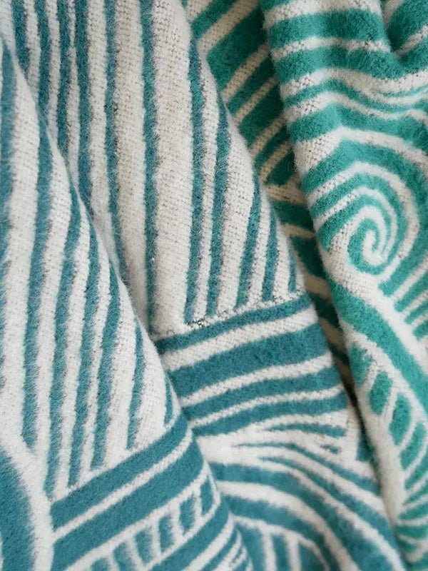 Sea Salt Moonlit Brushed Cotton Throw by Oscha - Home & HobbyLittle Zen One111138283