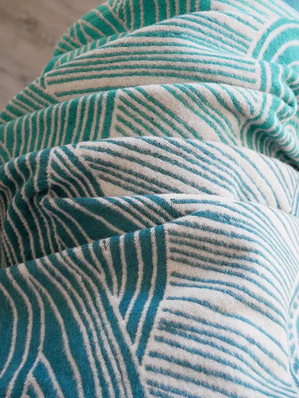 Sea Salt Moonlit Brushed Cotton Throw by Oscha - Home & HobbyLittle Zen One111138283