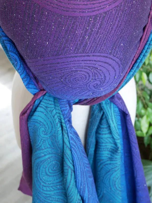 Sea Salt on Stream or Stone Woven Wrap
