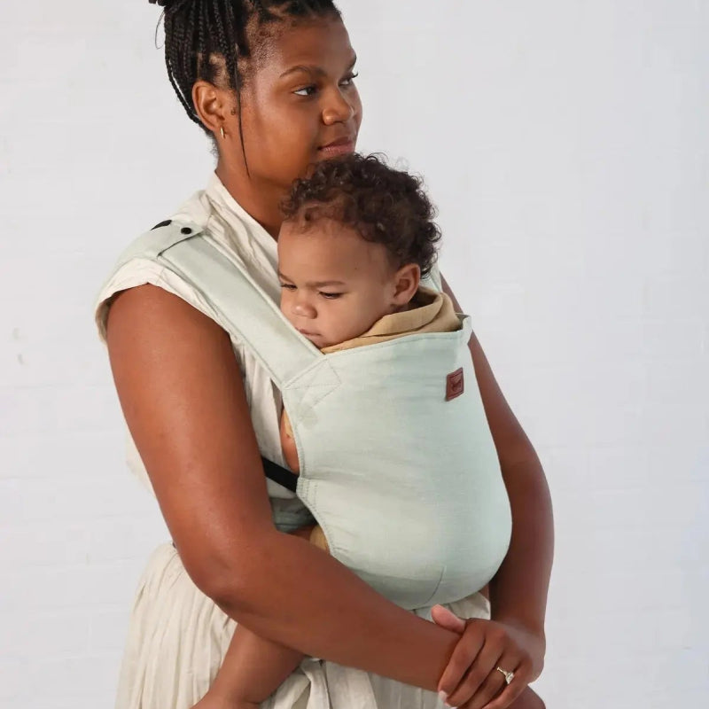 Seafoam Original Baby Carrier by Happy Baby Buckle Carrier