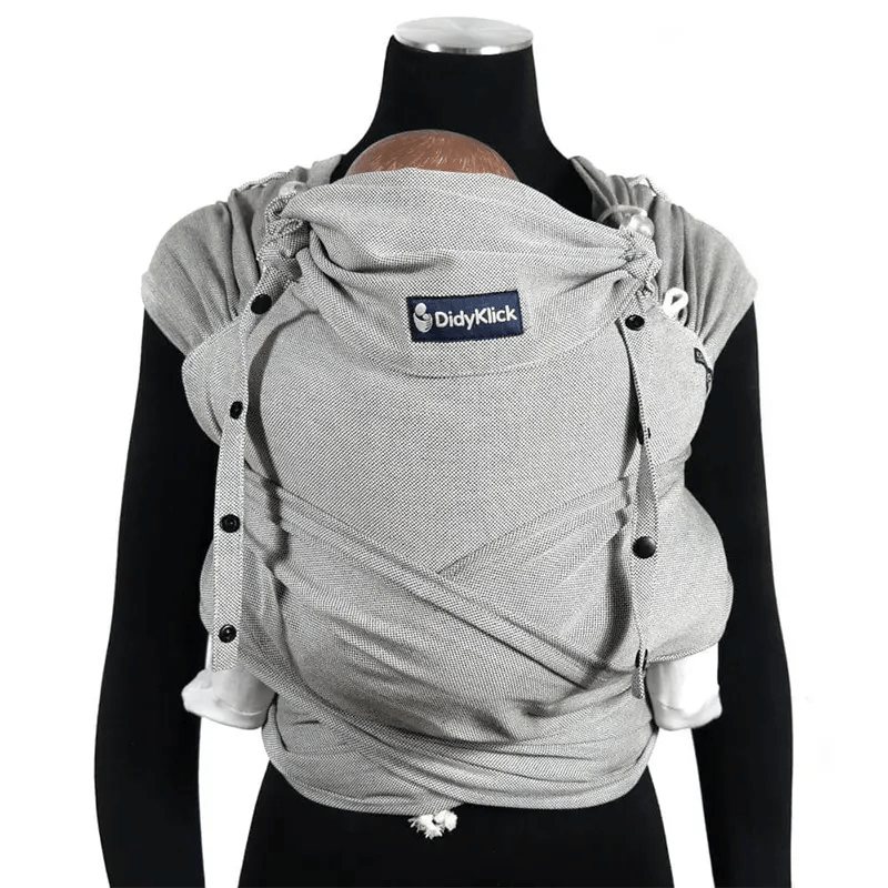 Silver DidyKlick 4u Half Buckle by Didymos - Half Buckle CarrierLittle Zen One4048554841645