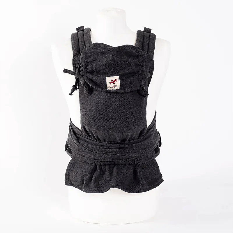 Simple Black Mysol Half Buckle