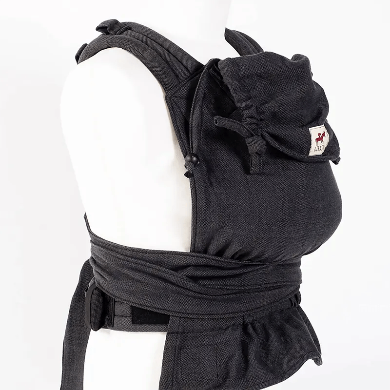 Simple Black Mysol Half Buckle