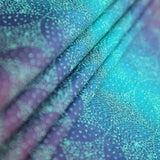 Starry Night Brew Fabric Piece by Oscha Fabric
