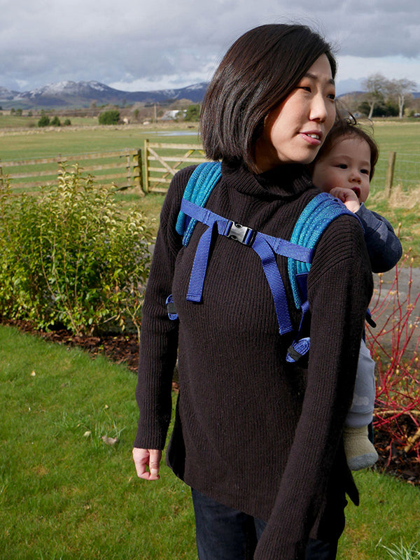 Starry Night Brew Onbuhimo Baby Carrier by Oscha Oscha at Little Zen One