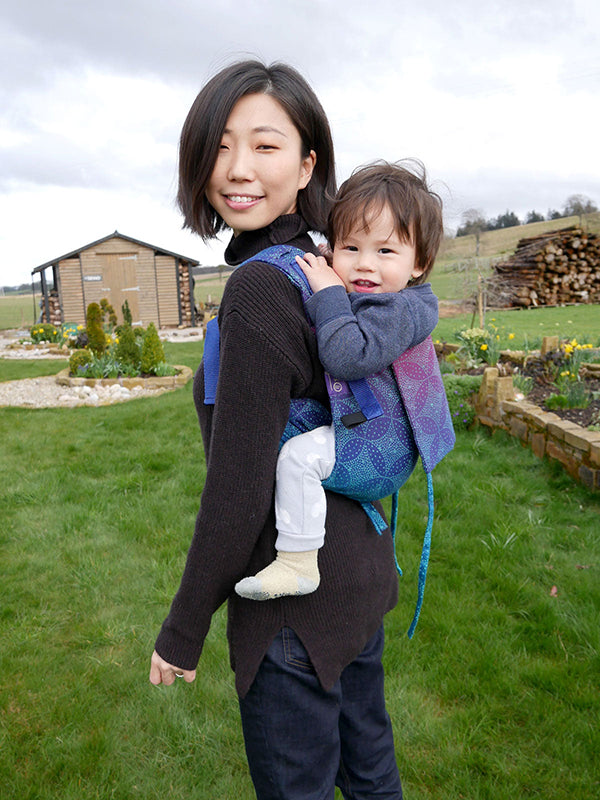 Starry Night Brew Onbuhimo Baby Carrier by Oscha Oscha at Little Zen One