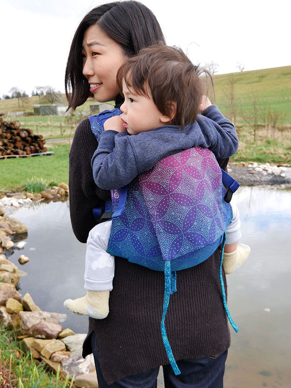 Starry Night Brew Onbuhimo Baby Carrier by Oscha Oscha at Little Zen One