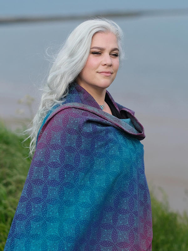 Starry Night Brew Shawl by Oscha Oscha at Little Zen One