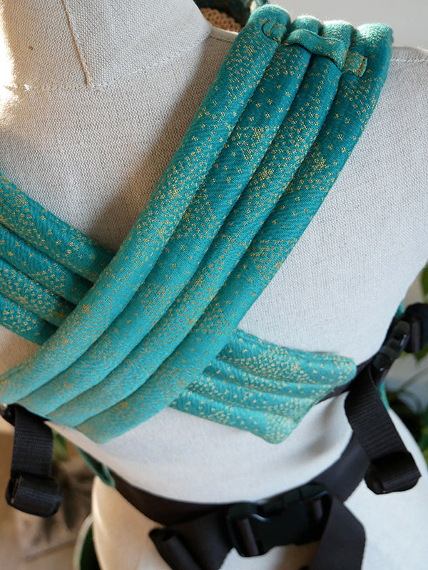 Starry Night Gold Dust Bairn Baby Carrier by Oscha Oscha at Little Zen One