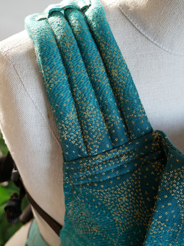 Starry Night Gold Dust Bairn Baby Carrier by Oscha Oscha at Little Zen One