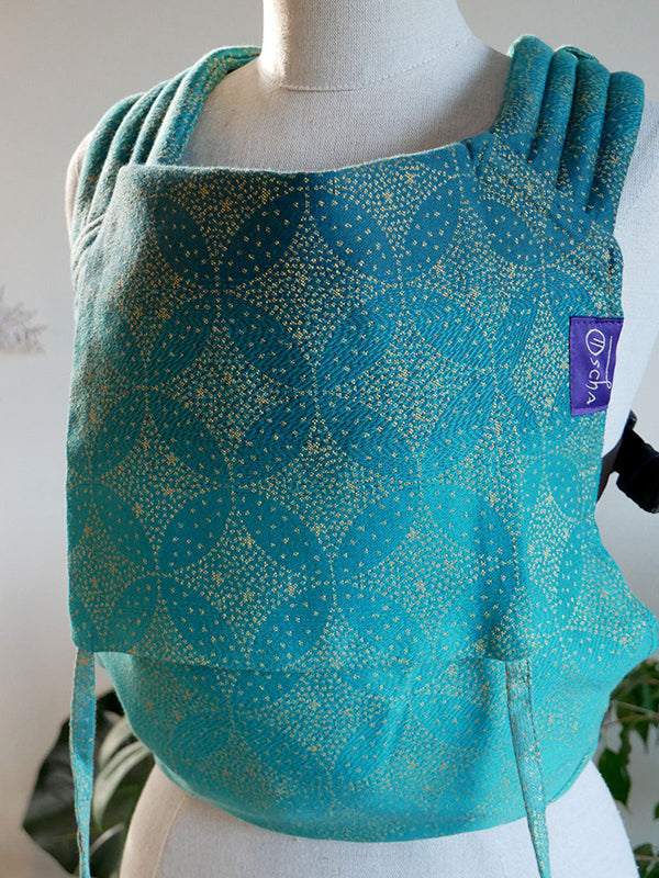 Starry Night Gold Dust Bairn Baby Carrier by Oscha Oscha at Little Zen One