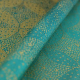 Starry Night Gold Dust Fabric Piece by Oscha - FabricLittle Zen One111116477