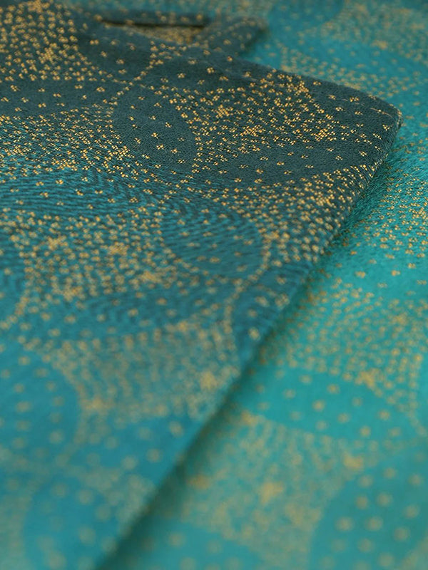 Starry Night Gold Dust Woven Wrap by Oscha Oscha at Little Zen One