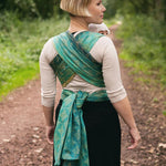 Starry Night Gold Dust Woven Wrap by Oscha Oscha at Little Zen One