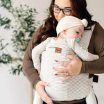 Stone Stripe Original Baby Carrier by Happy Baby - Buckle CarrierLittle Zen One77299536