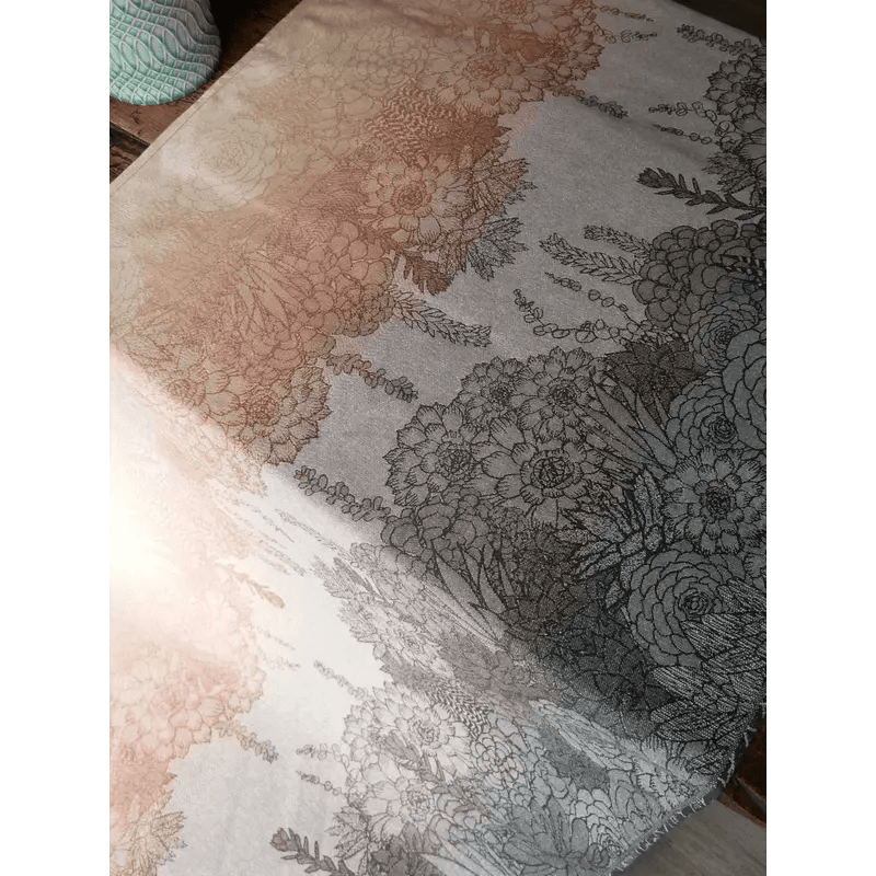 Succulents Desert Bloom Woven Wrap