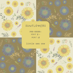 Sunflowers 2 in 1 City Bag by LennyLamb Bags