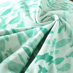 Swirling Fishes Emerald Half linen Blanket by Didymos - Home & HobbyLittle Zen One4157025645