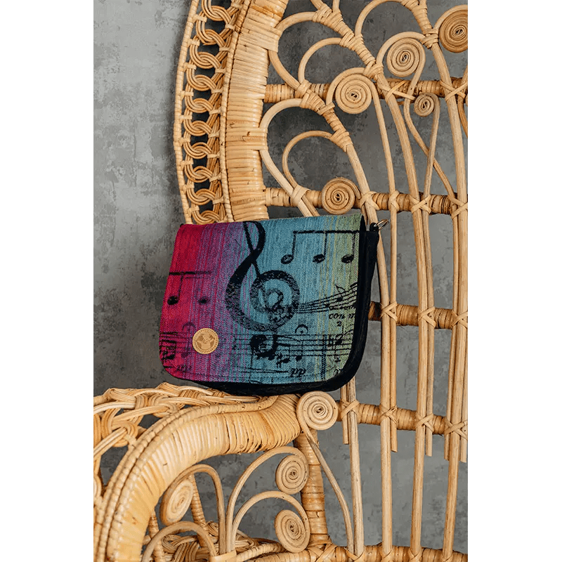 Symphony Rainbow Dark 2 in 1 City Bag by LennyLamb - BagsLittle Zen One5907557765596