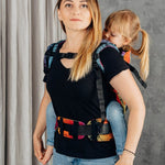Symphony Rainbow Dark LennyPreschool Carrier by LennyLamb - Buckle CarrierLittle Zen One5907557752657