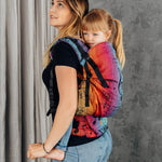 Symphony Rainbow Dark LennyPreschool Carrier by LennyLamb - Buckle CarrierLittle Zen One5907557752657