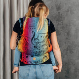 Symphony Rainbow Dark LennyPreschool Carrier by LennyLamb - Buckle CarrierLittle Zen One5907557752657