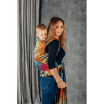 Symphony Rainbow Dark Preschool LennyHybrid Half Buckle by LennyLamb - Half Buckle CarrierLittle Zen One5907557762199