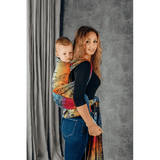 Symphony Rainbow Dark Preschool LennyHybrid Half Buckle by LennyLamb - Half Buckle CarrierLittle Zen One5907557762199