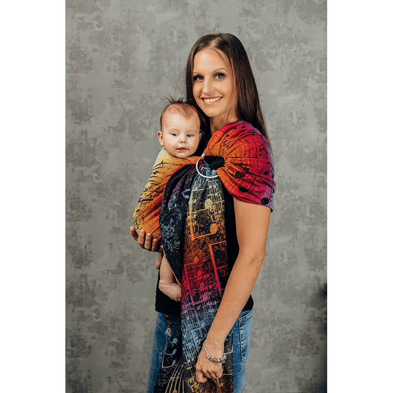 Symphony Rainbow Dark Ring Sling by LennyLamb - Ring SlingLittle Zen One5907557709040