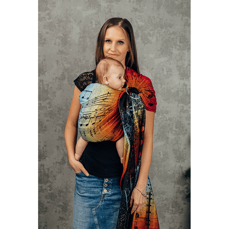 Symphony Rainbow Dark Ring Sling by LennyLamb - Ring SlingLittle Zen One5907557709040