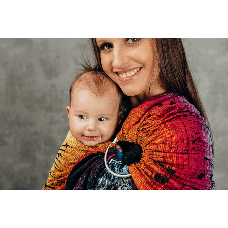 Symphony Rainbow Dark Ring Sling by LennyLamb - Ring SlingLittle Zen One5907557709040