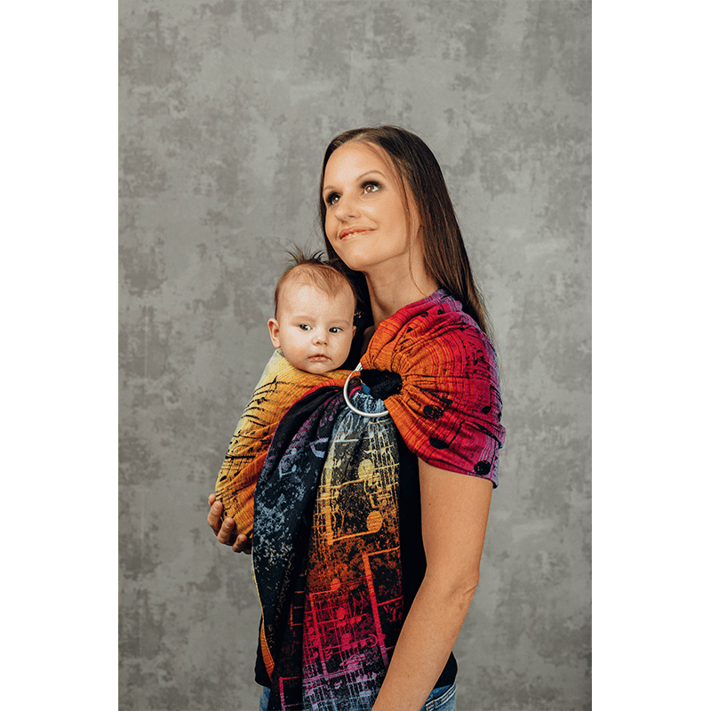 Symphony Rainbow Dark Ring Sling by LennyLamb - Ring SlingLittle Zen One5907557709040