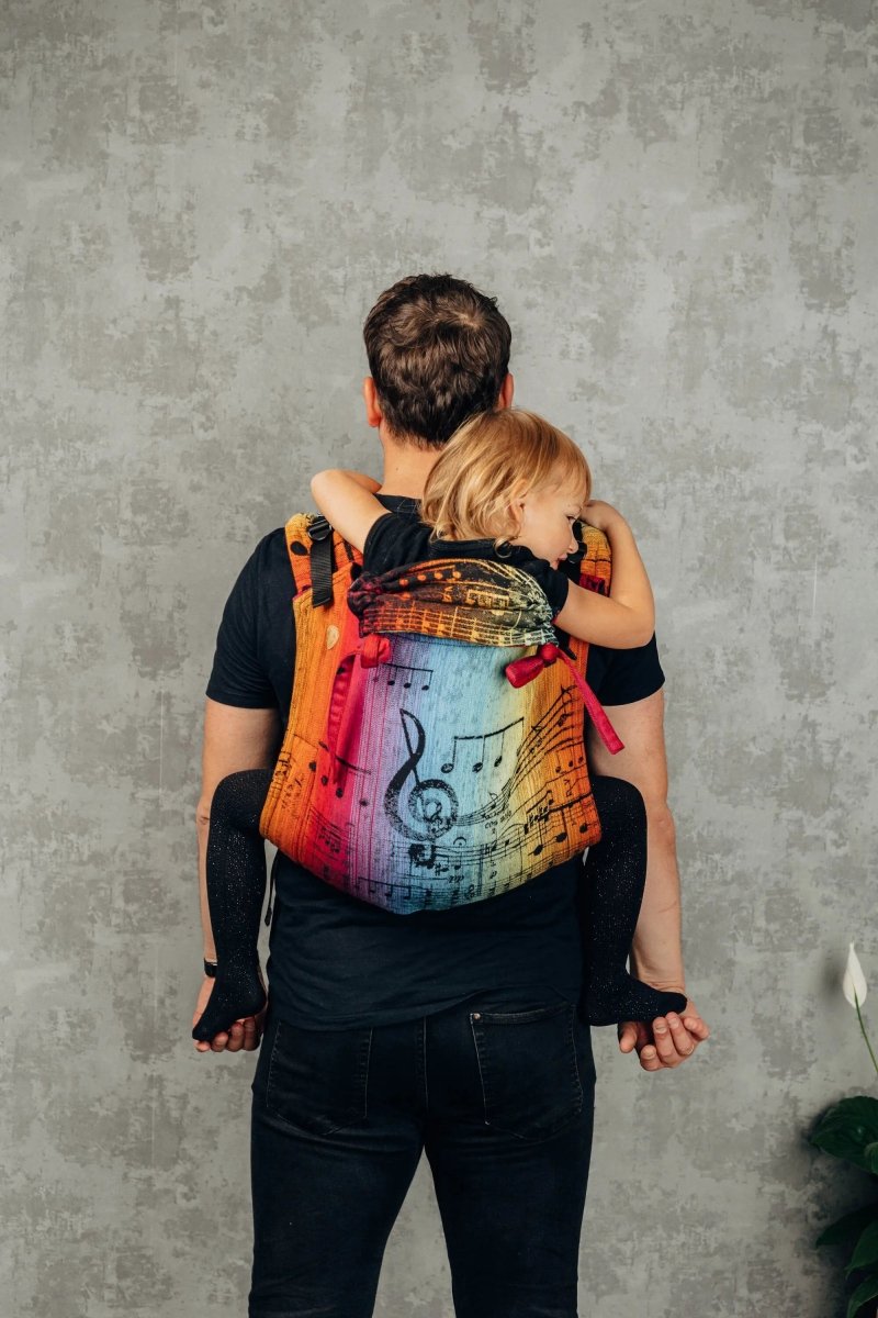 Symphony Rainbow Dark Toddler Onbuhimo Pro