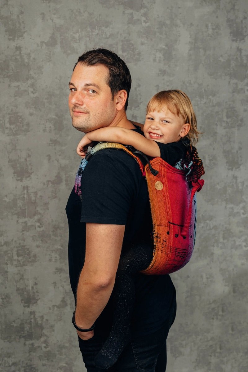 Symphony Rainbow Dark Toddler Onbuhimo Pro