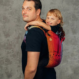 Symphony Rainbow Dark Toddler Onbuhimo Pro