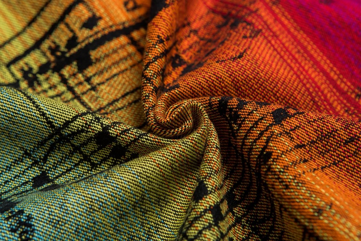 Symphony Rainbow Dark Toddler Onbuhimo PRO by LennyLamb - OnbuhimoLittle Zen One20469328