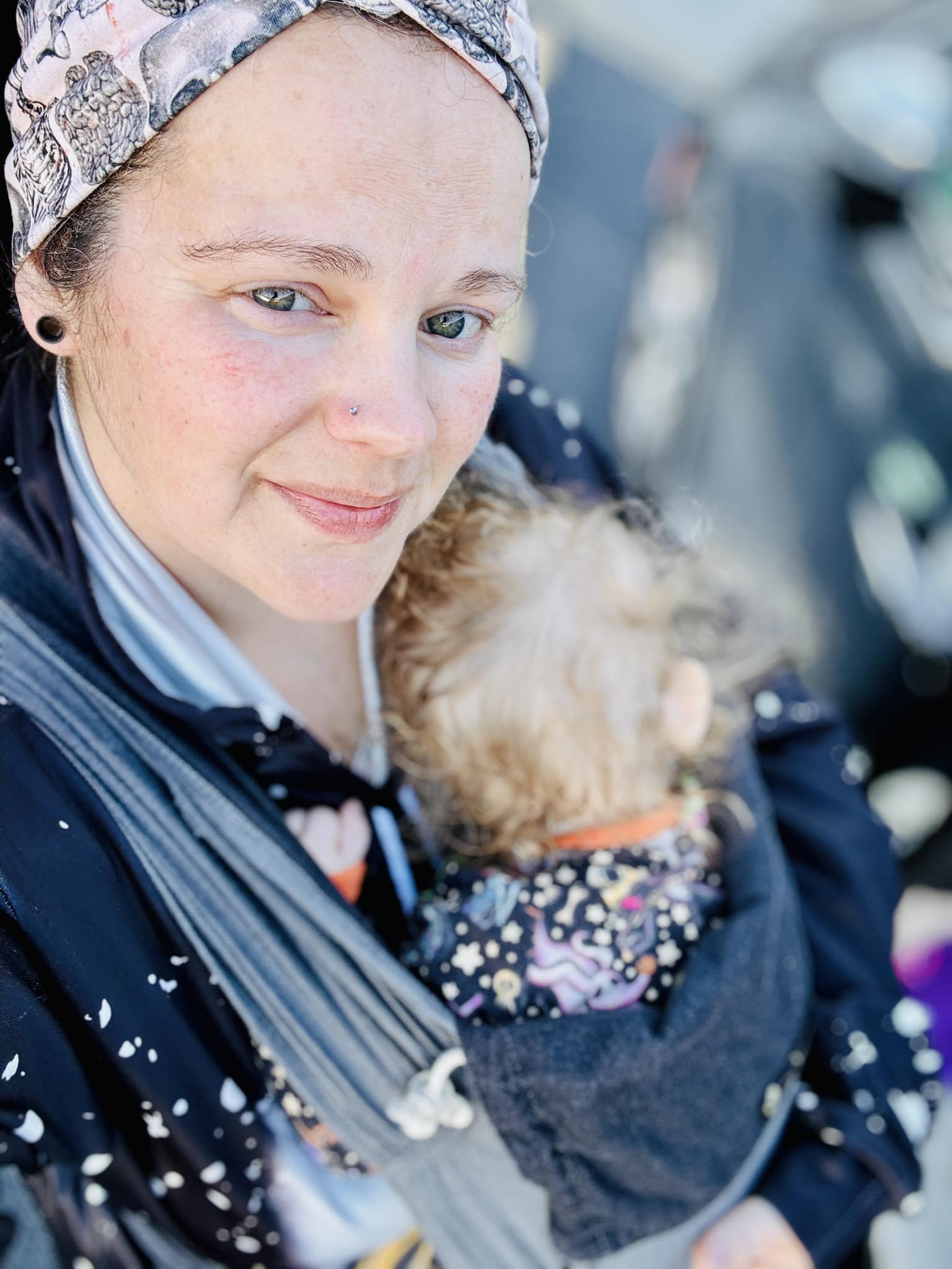 Didymos Half Buckle DidyKlick Doubleface Anthracite Sarah Kilby