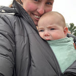 Mamalila Copenhagen Babywearing Winter Coat Black Kennedy Lorenz