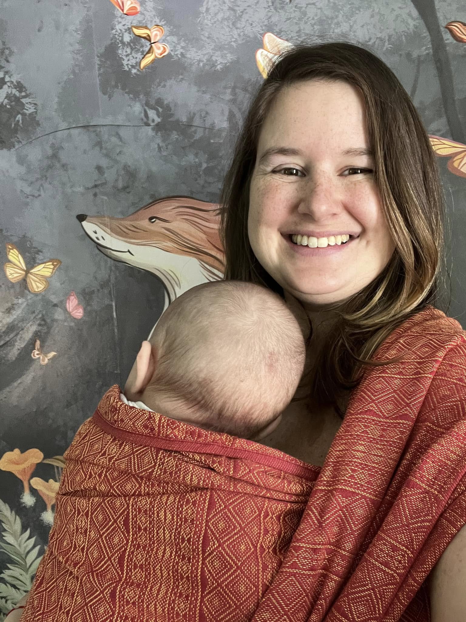 Didymos Woven Wrap Prima Ruby Mandarine Eva Nesce