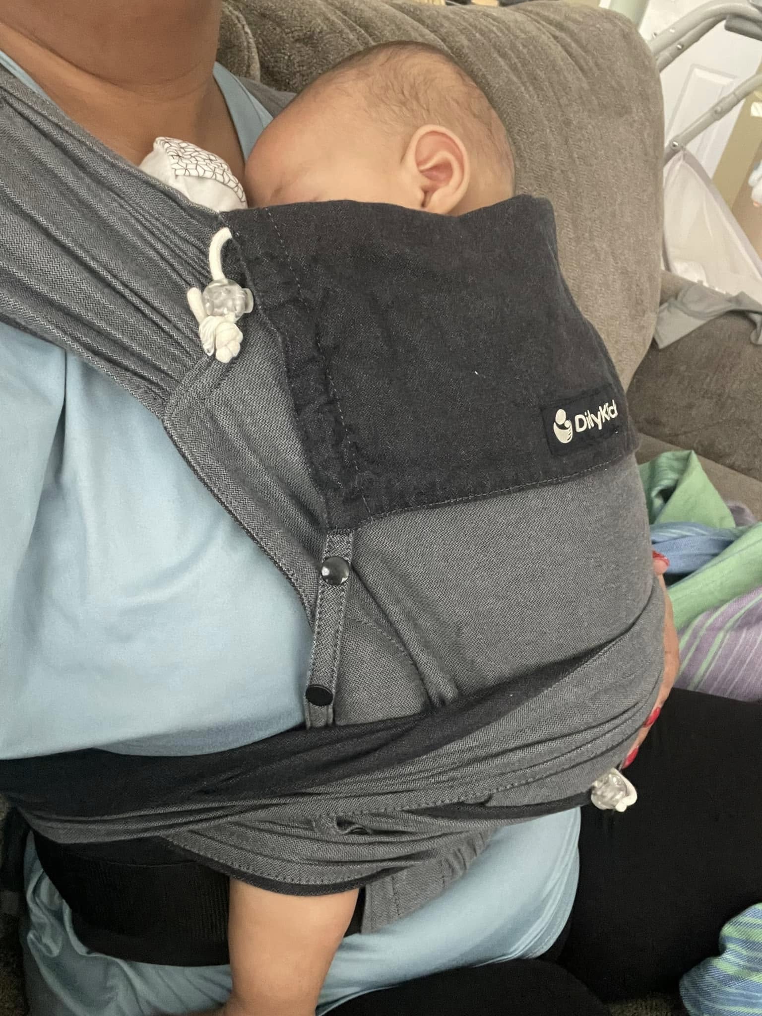 Didymos Half Buckle Carrier DidyKlick 4u Doubleface Anthracite Tiara