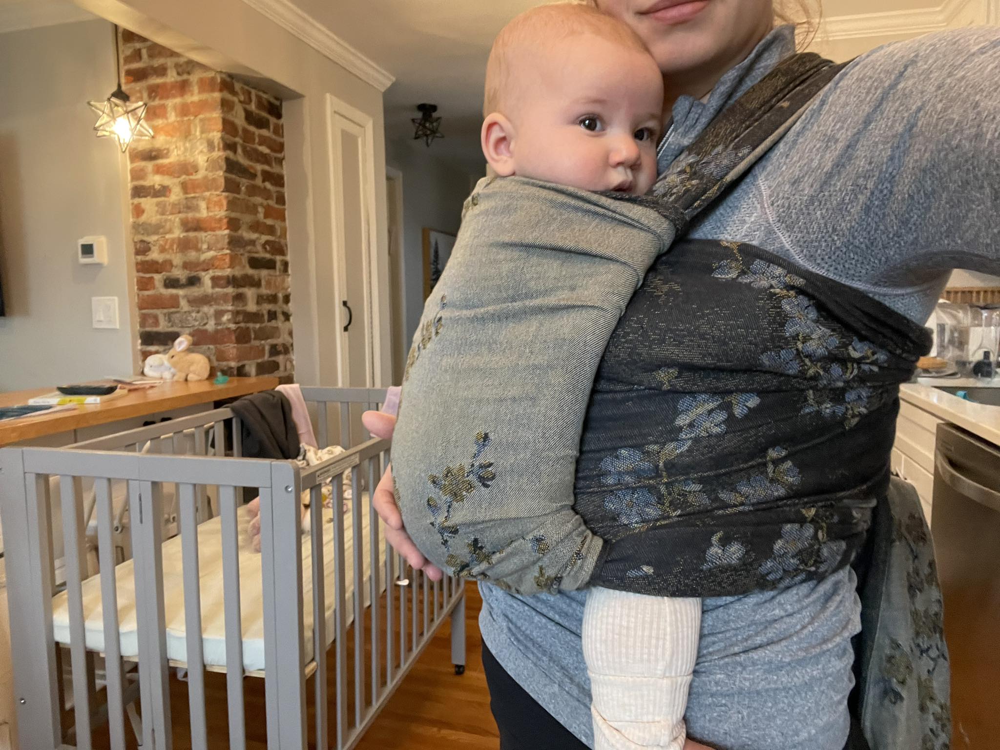 Didymos Woven Wrap Blue Blossom Anna Gavlock