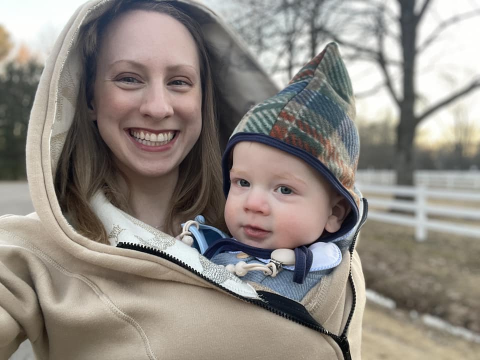 LennyLamb Babywearing Outerwear Hoodie Jurassic Park Ice Desert